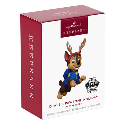 Paw Patrol™, Chase's Pawsome Holiday — 2025 Hallmark Keepsake Christmas Ornament