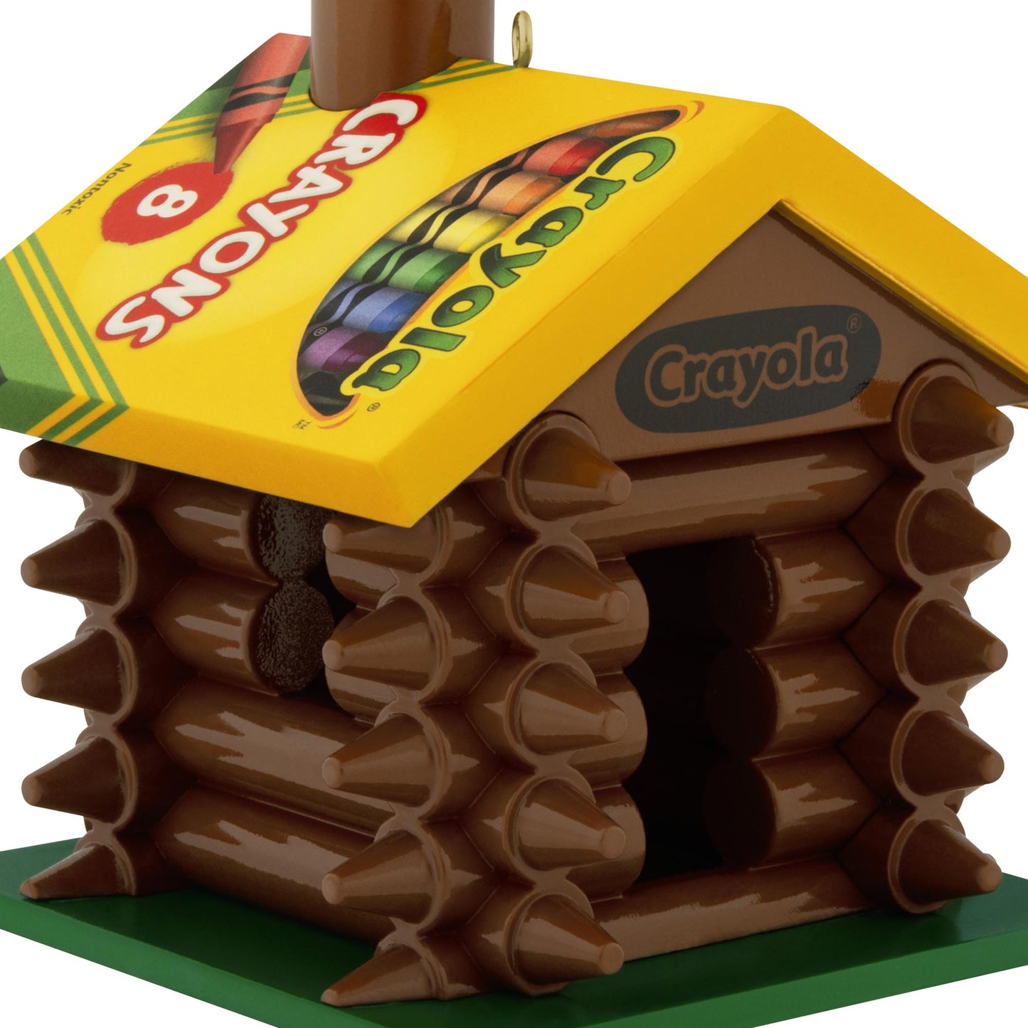 Crayola®, Colourful Log Cabin — 2025 Hallmark Keepsake Christmas Ornament