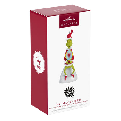 Dr. Seuss’s How the Grinch Stole Christmas!™, A Change of Heart — 2025 Hallmark Keepsake Christmas Ornament