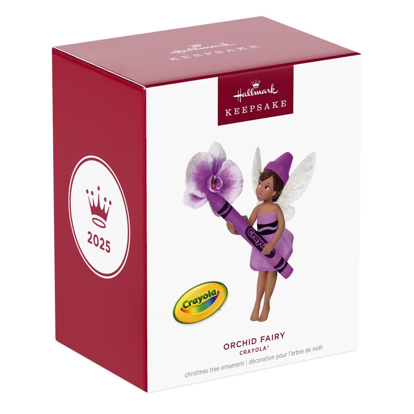 Crayola®, Orchid Fairy — 2025 Hallmark Keepsake Christmas Ornament