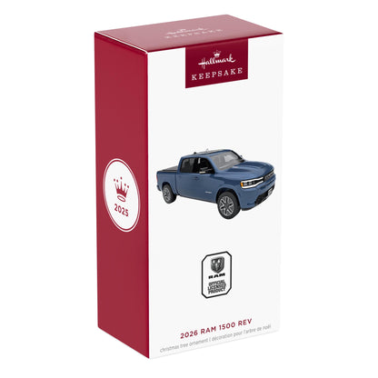 2026 Dodge Ram 1500 REV — 2025 Hallmark Keepsake Christmas Ornament