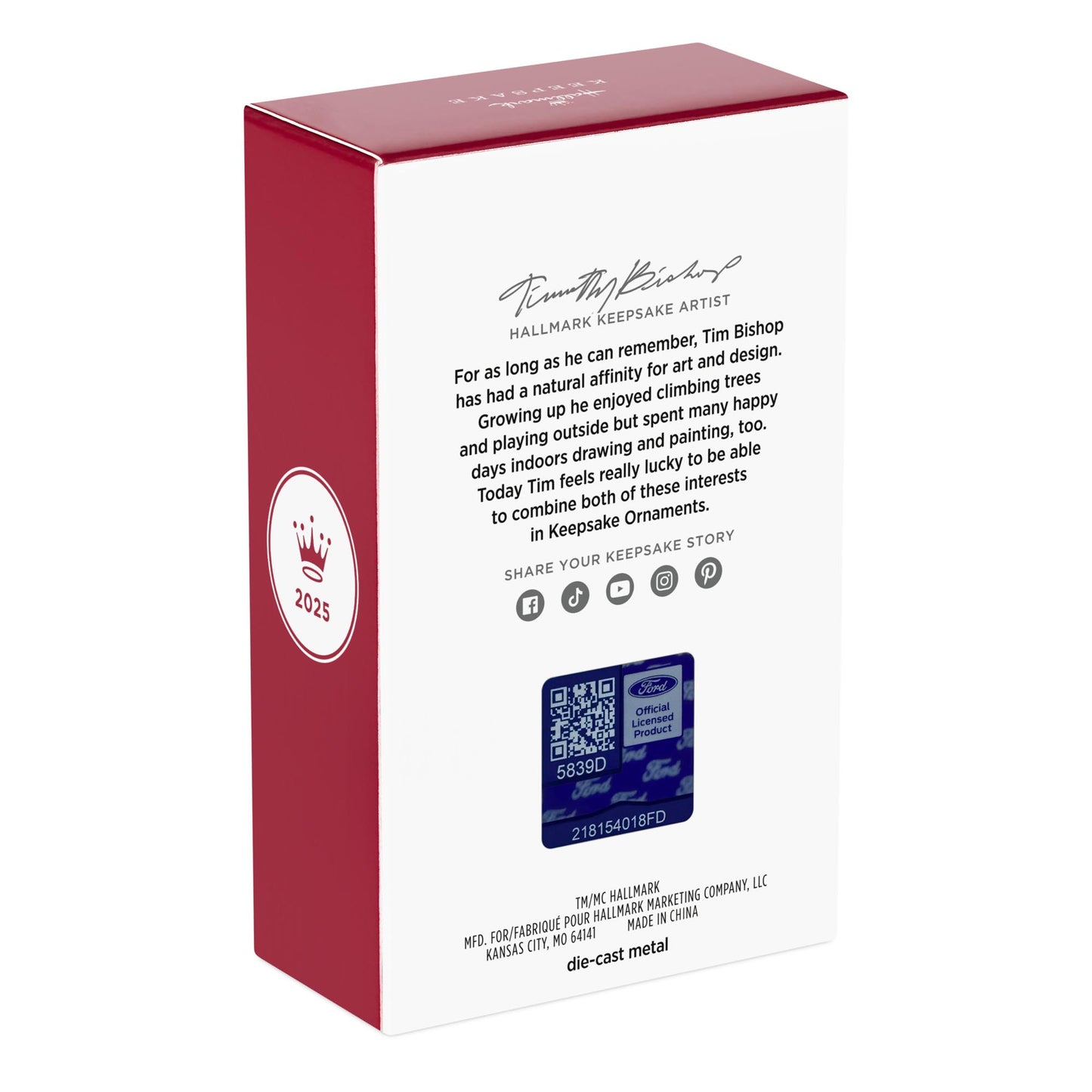 2025 Ford Mustang GTD — 2025 Hallmark Keepsake Christmas Ornament