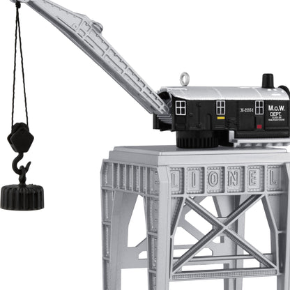 LIONEL® M.O.W. Gantry Crane — 2025 Hallmark Keepsake Christmas Ornament