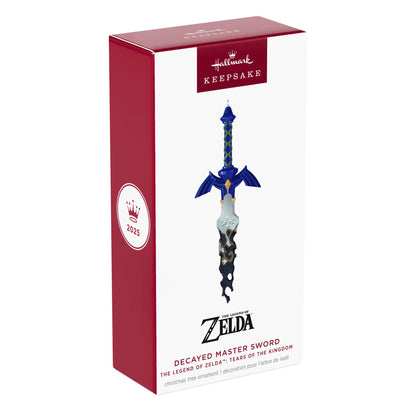 The Legend of Zelda™: Tears of the Kingdom, Decayed Master Sword — 2025 Hallmark Keepsake Christmas Ornament