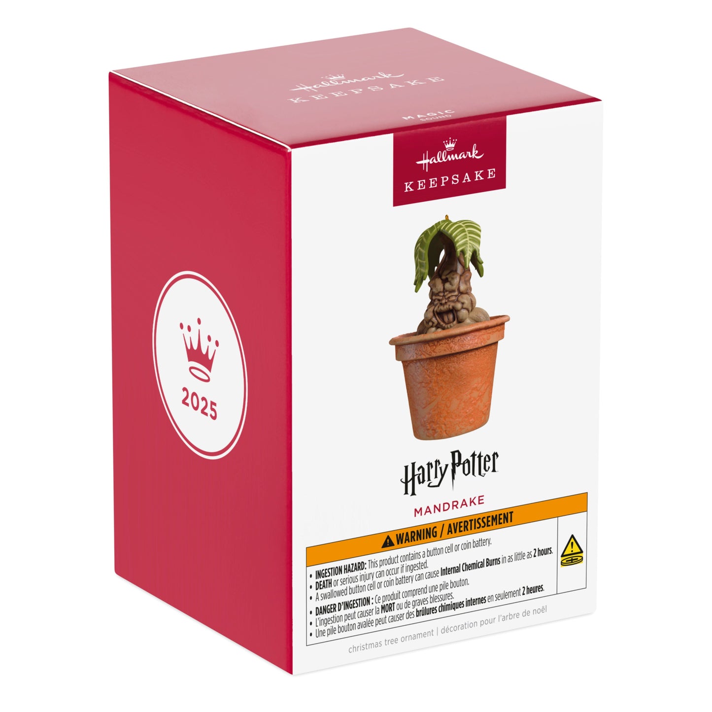Harry Potter™ Mandrake™ With Sound — 2025 Hallmark Keepsake Christmas Ornament
