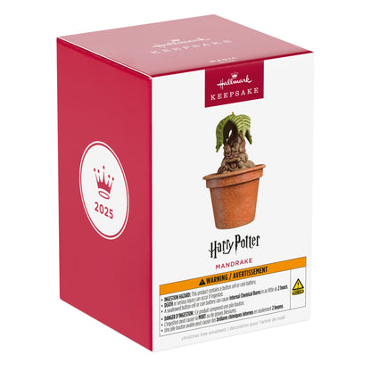 Harry Potter™ Mandrake™ With Sound — 2025 Hallmark Keepsake Christmas Ornament