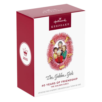 The Golden Girls, 40 Years of Friendship — 2025 Hallmark Keepsake Christmas Ornament