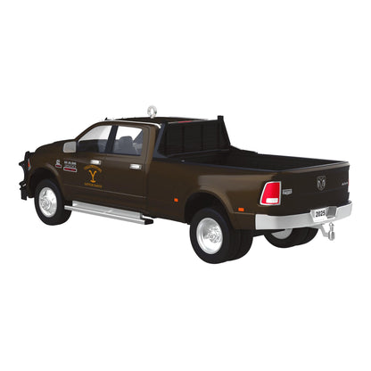 2014 Dodge Ram 3500 Yellowstone — 2025 Hallmark Keepsake Christmas Ornament
