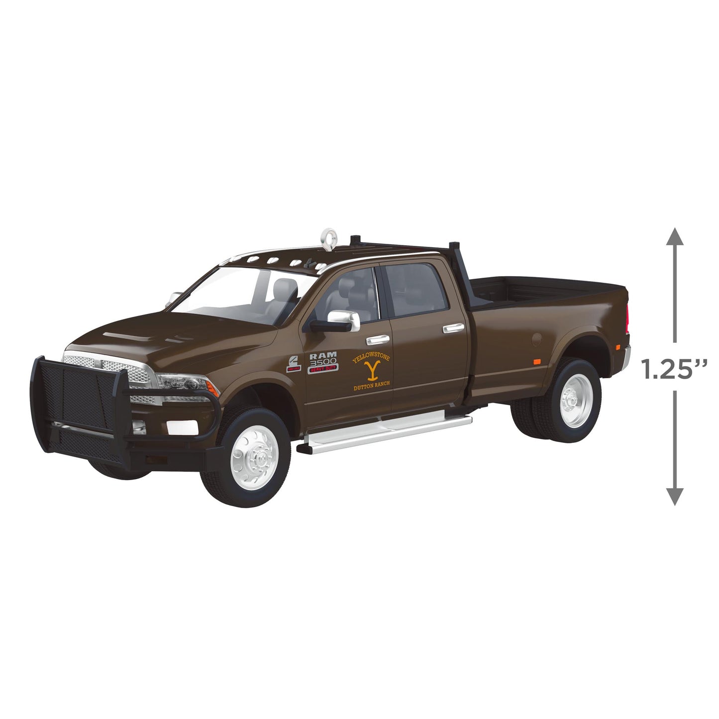 2014 Dodge Ram 3500 Yellowstone — 2025 Hallmark Keepsake Christmas Ornament