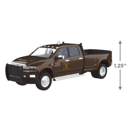 2014 Dodge Ram 3500 Yellowstone — 2025 Hallmark Keepsake Christmas Ornament