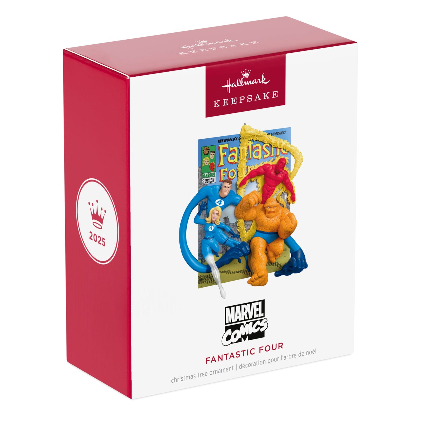 Marvel, Fantastic Four — 2025 Hallmark Keepsake Christmas Ornament