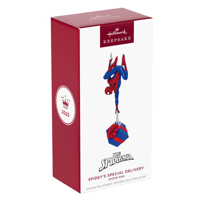 Marvel, Spider-Man, Spidey's Special Delivery — 2025 Hallmark Keepsake Christmas Ornament