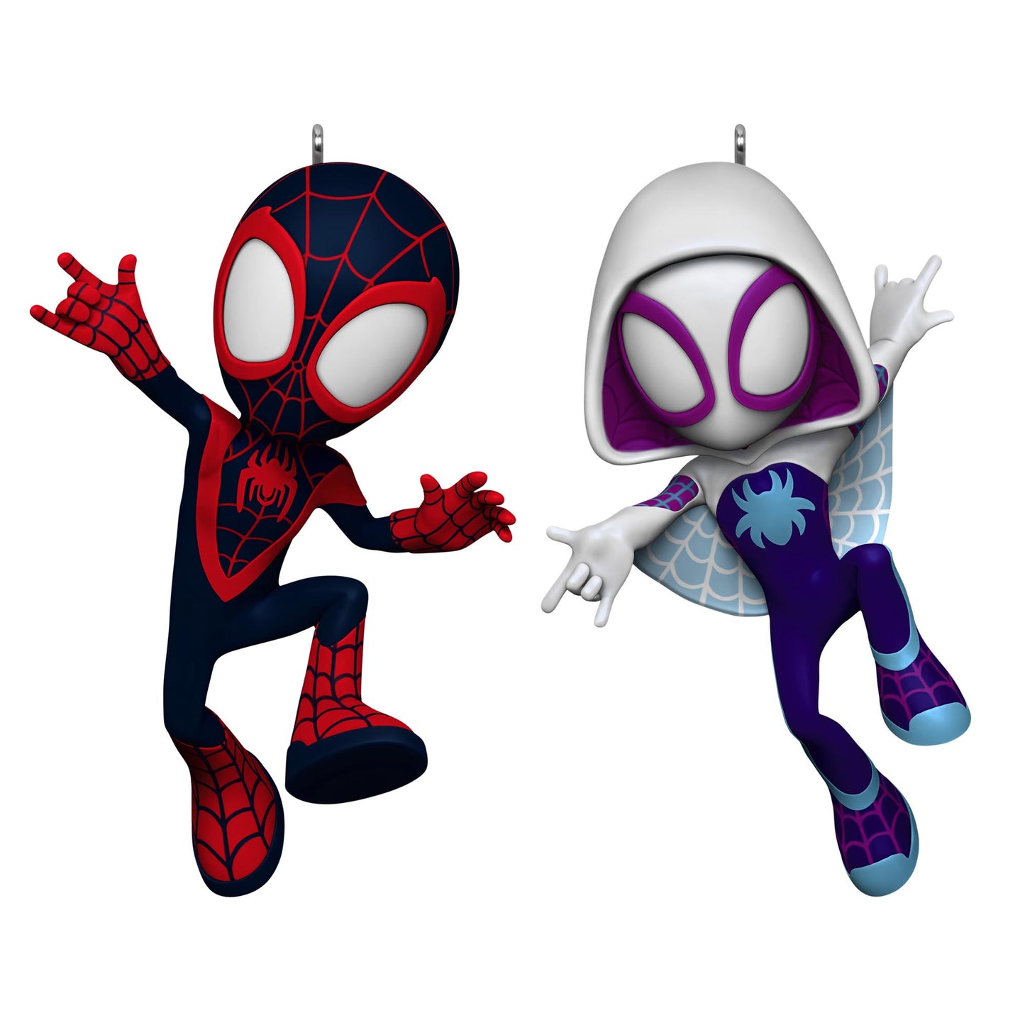 Marvel, Spidey and His Amazing Friends, Spin and Ghost-Spider — 2025 Hallmark Keepsake Christmas Ornament