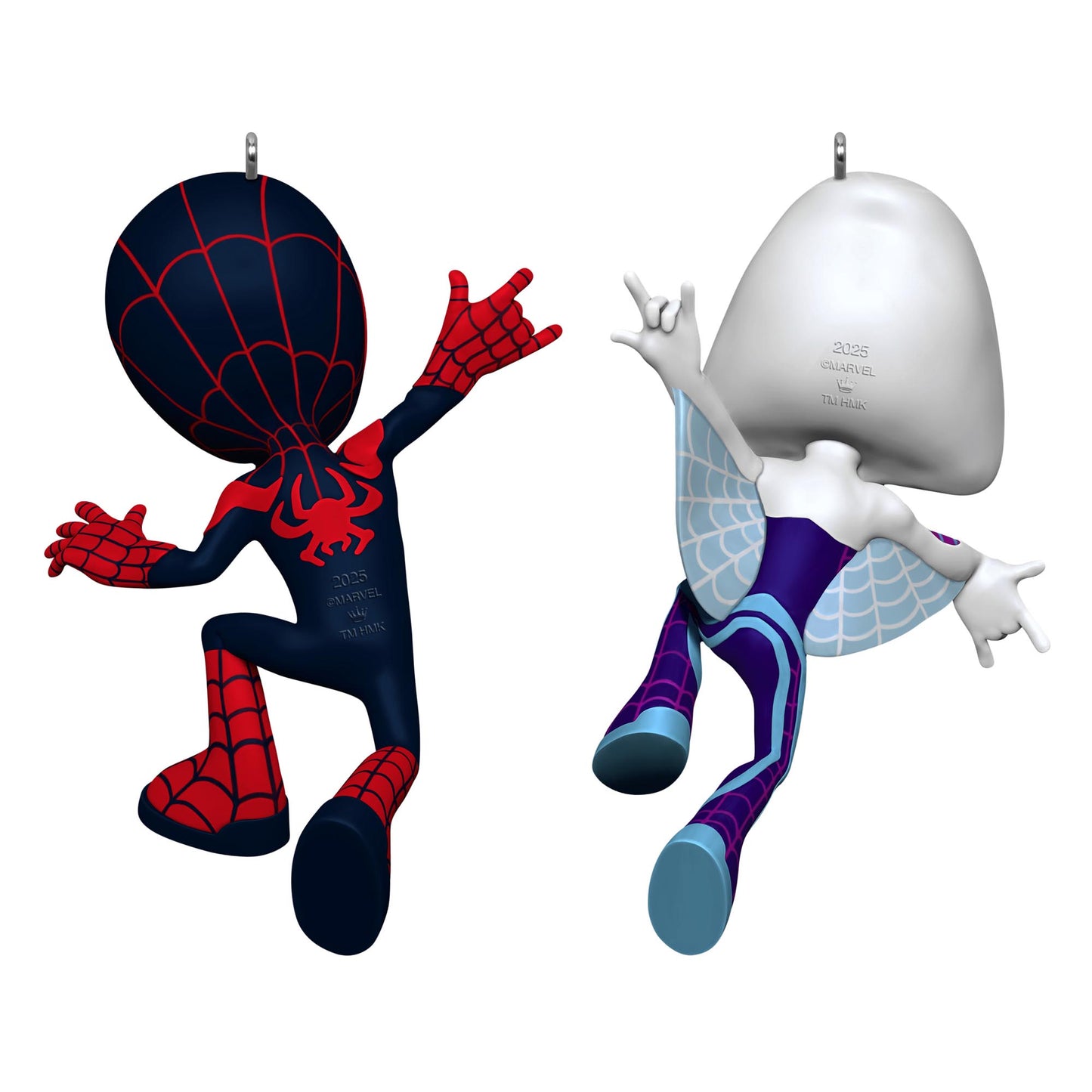 Marvel, Spidey and His Amazing Friends, Spin and Ghost-Spider — 2025 Hallmark Keepsake Christmas Ornament