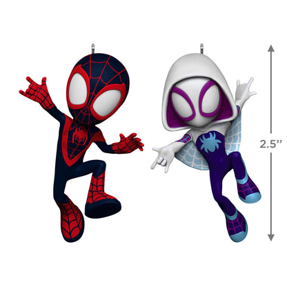Marvel, Spidey and His Amazing Friends, Spin and Ghost-Spider — 2025 Hallmark Keepsake Christmas Ornament