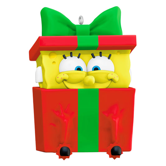 SpongeBob SquarePants, Sponge-boxed for Christmas — 2025 Hallmark Keepsake Christmas Ornament
