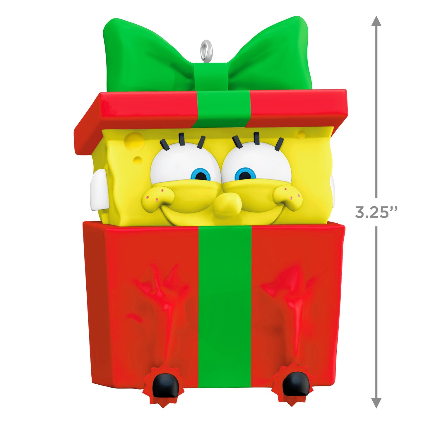 SpongeBob SquarePants, Sponge-boxed for Christmas — 2025 Hallmark Keepsake Christmas Ornament