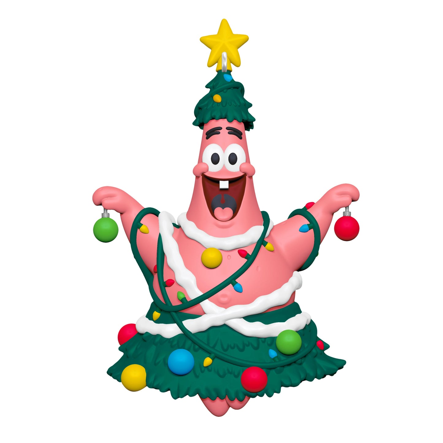 SpongeBob SquarePants, O Patrick Tree! — 2025 Hallmark Keepsake Christmas Ornament