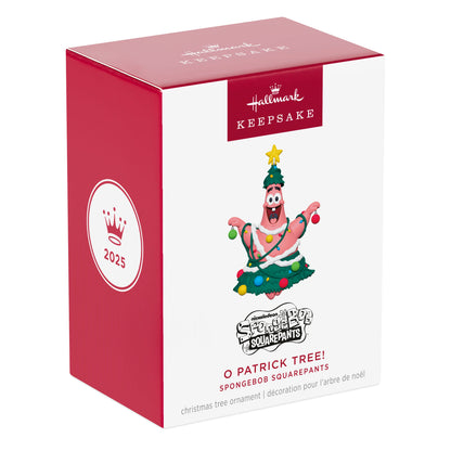 SpongeBob SquarePants, O Patrick Tree! — 2025 Hallmark Keepsake Christmas Ornament
