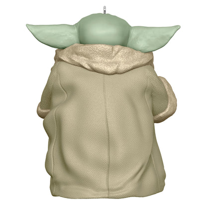Star Wars™: The Mandalorian™, Din Grogu™ — 2025 Hallmark Keepsake Christmas Ornament, detailed back view showcasing the textured robe and oversized ears.