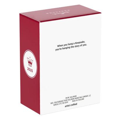 Star Wars™: The Mandalorian™, Din Grogu™ — 2025 Hallmark Keepsake Christmas Ornament packaging view with artist crafted details.