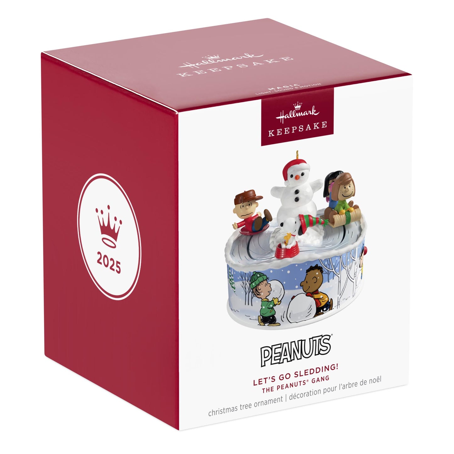 Peanuts® Let's Go Sledding! — 2025 Hallmark Keepsake Christmas Ornament