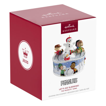 Peanuts® Let's Go Sledding! — 2025 Hallmark Keepsake Christmas Ornament