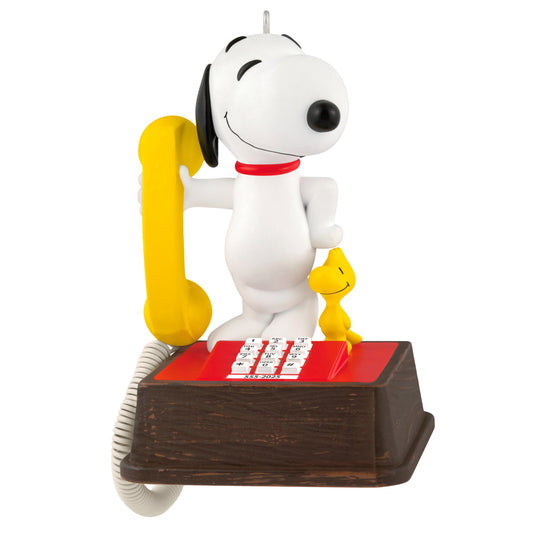 Peanuts® 75th Anniversary, Hello, Snoopy! Ornament With Sound — 2025 Hallmark Keepsake Christmas Ornament