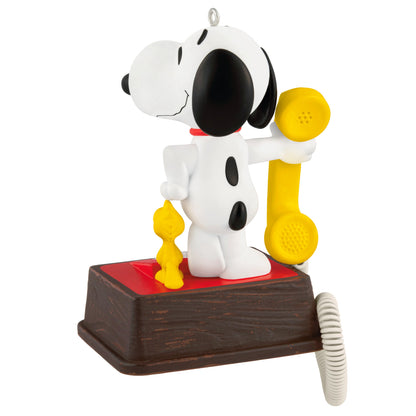 Peanuts® 75th Anniversary, Hello, Snoopy! Ornament With Sound — 2025 Hallmark Keepsake Christmas Ornament