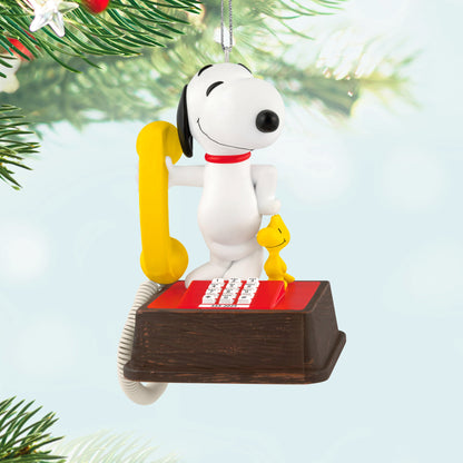 Peanuts® 75th Anniversary, Hello, Snoopy! Ornament With Sound — 2025 Hallmark Keepsake Christmas Ornament