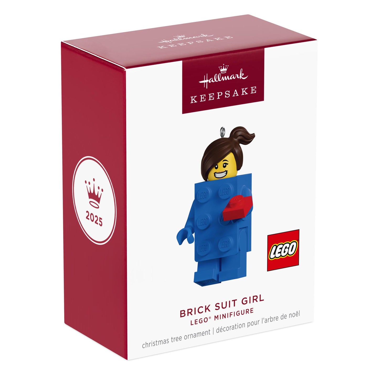 LEGO® Minifigure, Brick Suit Girl — 2025 Hallmark Keepsake Christmas Ornament