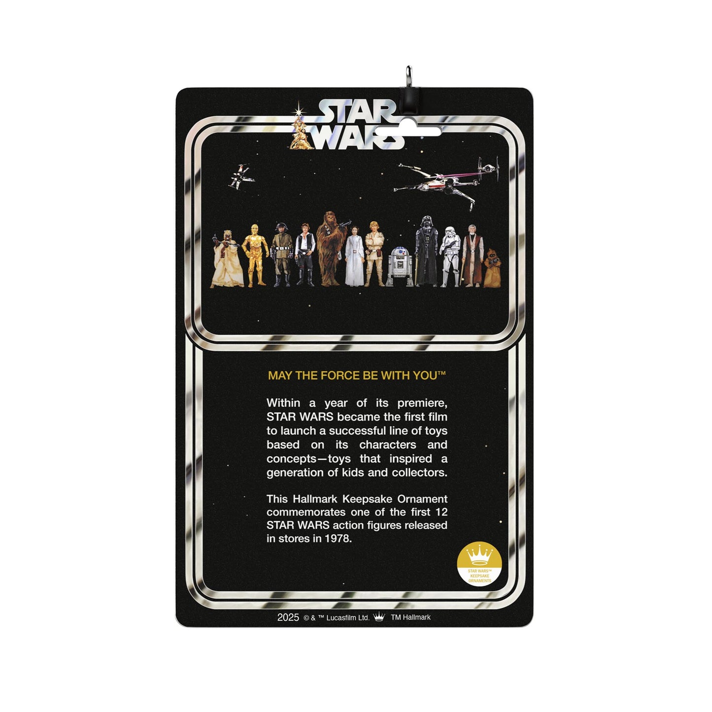 Star Wars™, Luke Skywalker™ Vintage Figure Ornament — 2025 Hallmark Keepsake Christmas Ornament