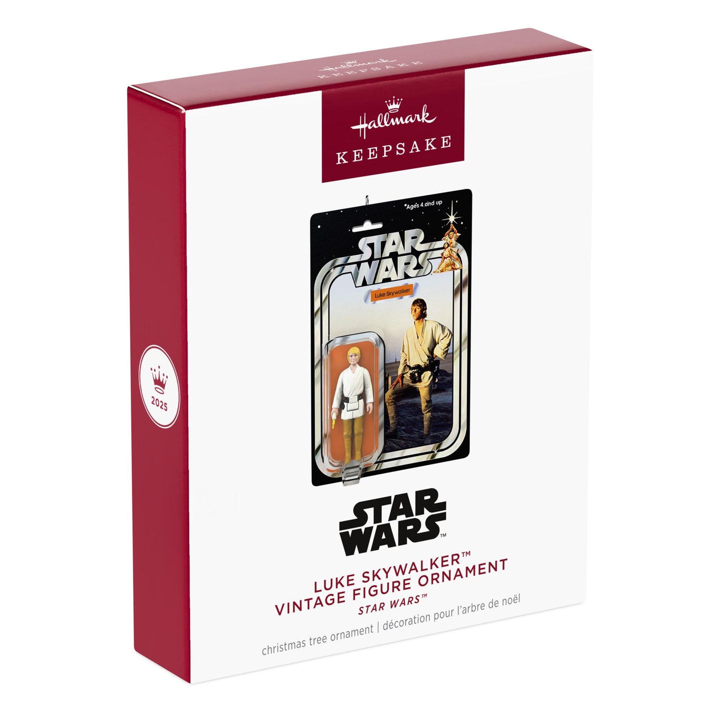 Star Wars™, Luke Skywalker™ Vintage Figure Ornament — 2025 Hallmark Keepsake Christmas Ornament