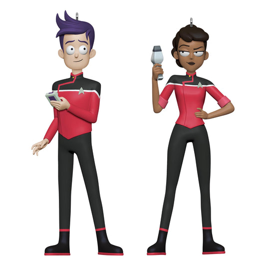 Star Trek™: Lower Decks, Ensigns Beckett Mariner and Bradward Boimler — 2025 Hallmark Keepsake Christmas Ornament