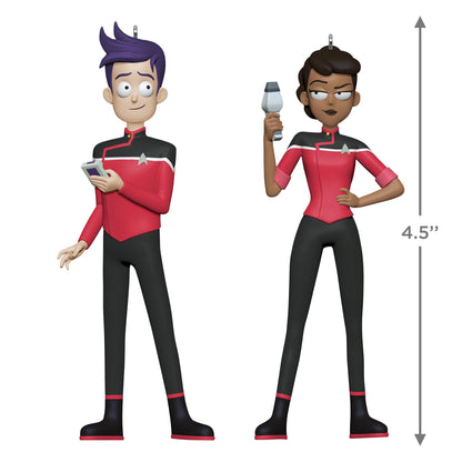 Star Trek™: Lower Decks, Ensigns Beckett Mariner and Bradward Boimler — 2025 Hallmark Keepsake Christmas Ornament