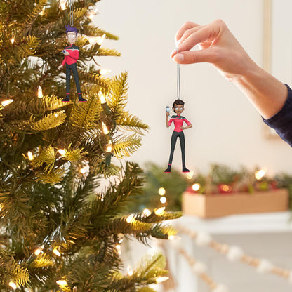 Star Trek™: Lower Decks, Ensigns Beckett Mariner and Bradward Boimler — 2025 Hallmark Keepsake Christmas Ornament