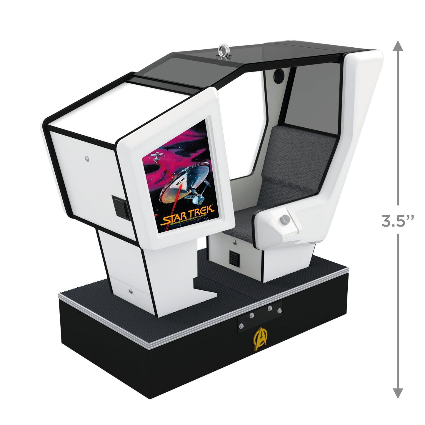 Star Trek™: Strategic Operations Simulator Arcade Game With Light and Sound — 2025 Hallmark Keepsake Christmas Ornament