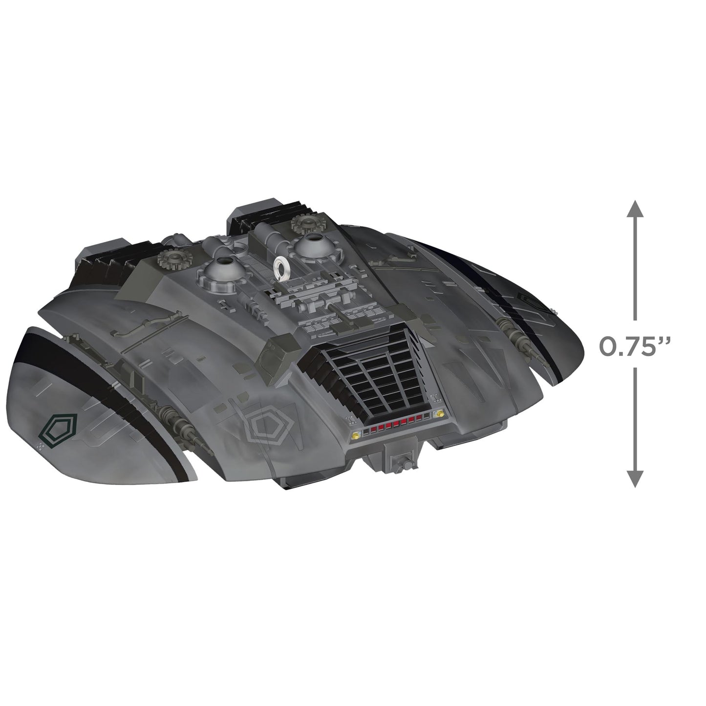 Battlestar Galactica, Cylon Raider — 2025 Hallmark Keepsake Christmas Ornament