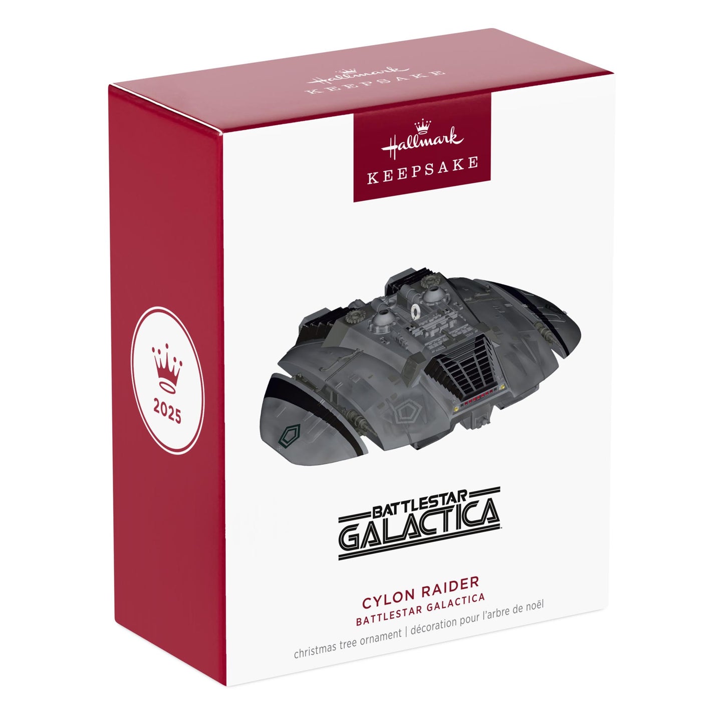 Battlestar Galactica, Cylon Raider — 2025 Hallmark Keepsake Christmas Ornament