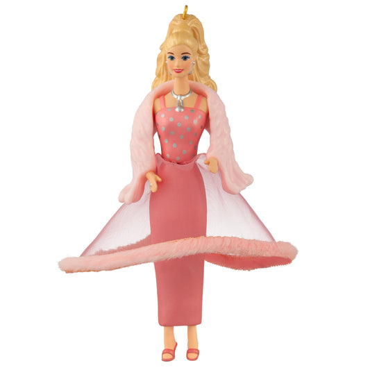 Barbie™, Pink & Pretty Barbie™ — 2025 Hallmark Keepsake Christmas Ornament