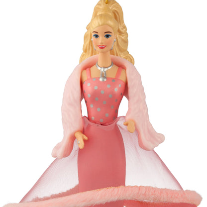 Barbie™, Pink & Pretty Barbie™ — 2025 Hallmark Keepsake Christmas Ornament