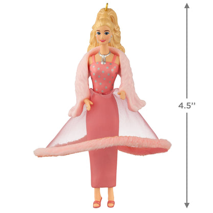 Barbie™, Pink & Pretty Barbie™ — 2025 Hallmark Keepsake Christmas Ornament