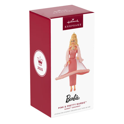 Barbie™, Pink Pretty Barbie™ — 2025 Hallmark Keepsake Christmas
