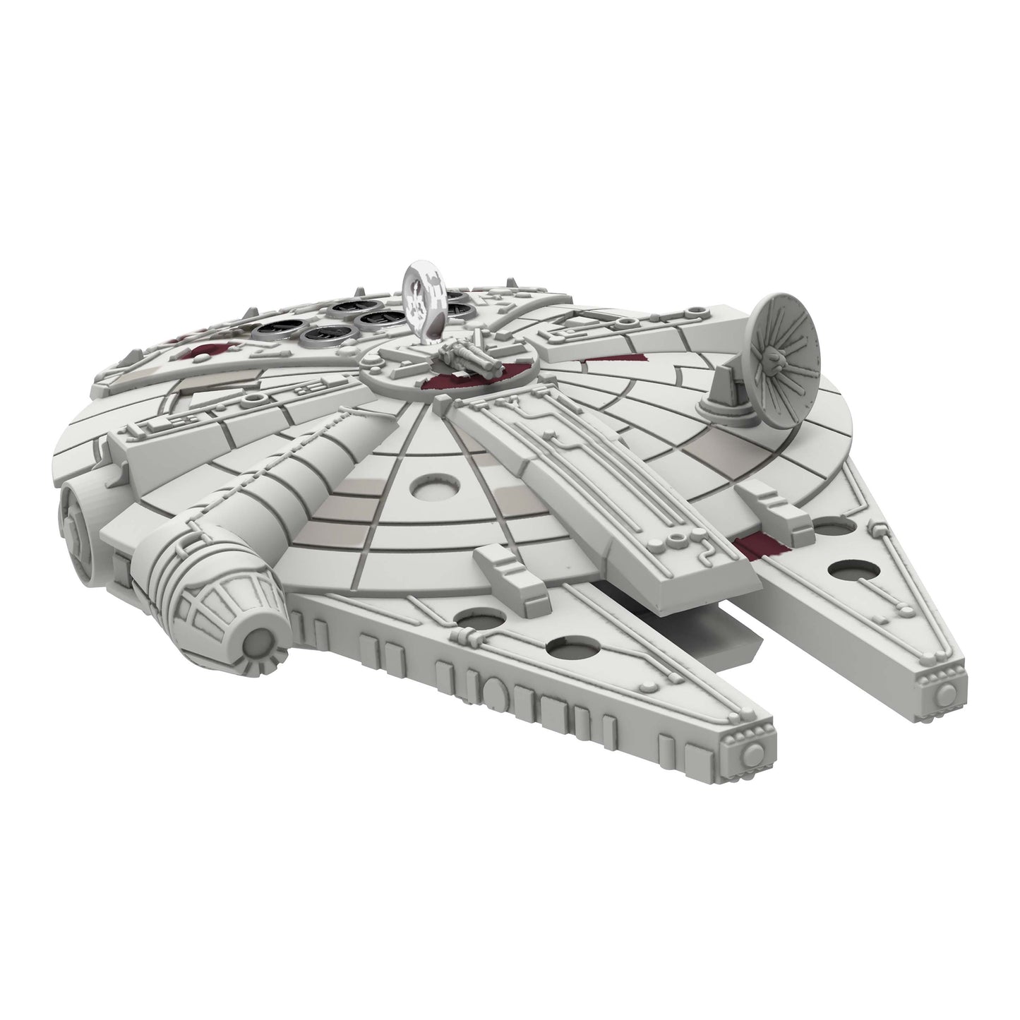 Star Wars™ Millennium Falcon™ (Miniature) — Hallmark Keepsake Christmas Ornament showcasing detailed sculpting and freighter features.