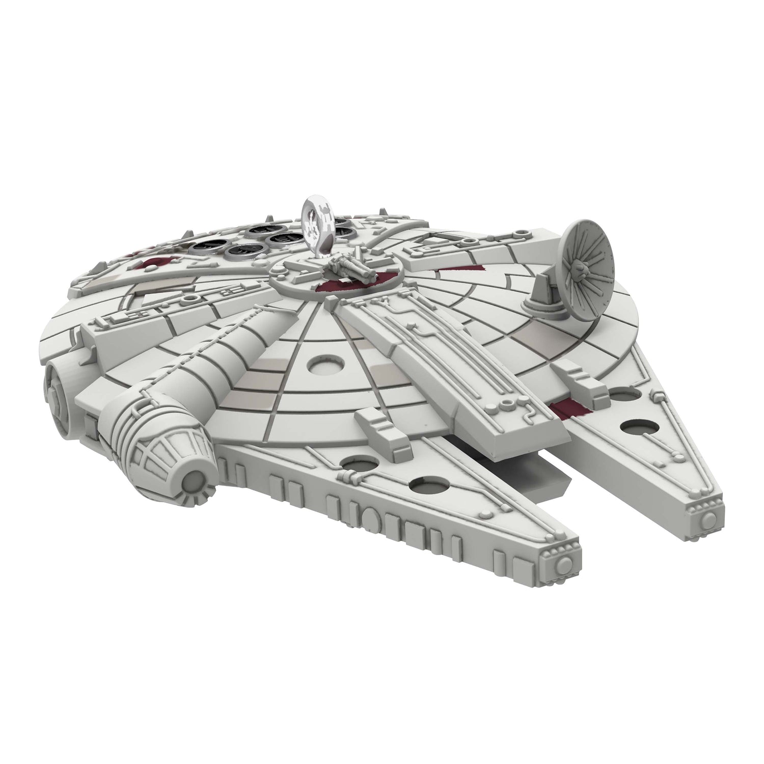 Star Wars™ Millennium Falcon™ (Miniature) — Hallmark Keepsake Christmas Ornament showcasing detailed sculpting and freighter features.