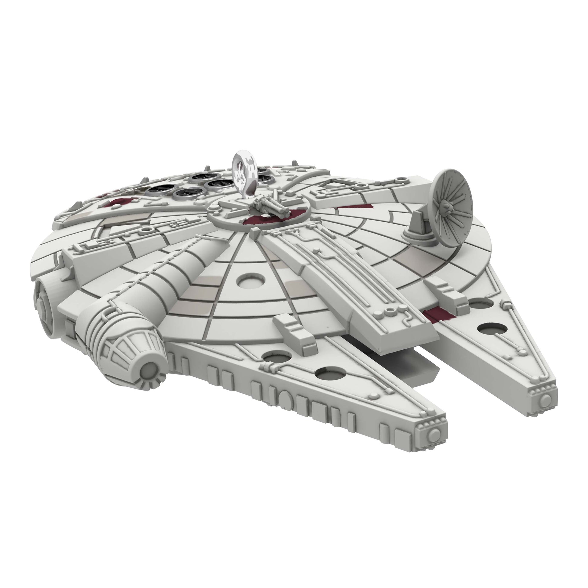 Star Wars™ Millennium Falcon™ (Miniature) — Hallmark Keepsake Christmas Ornament showcasing detailed sculpting and freighter features.