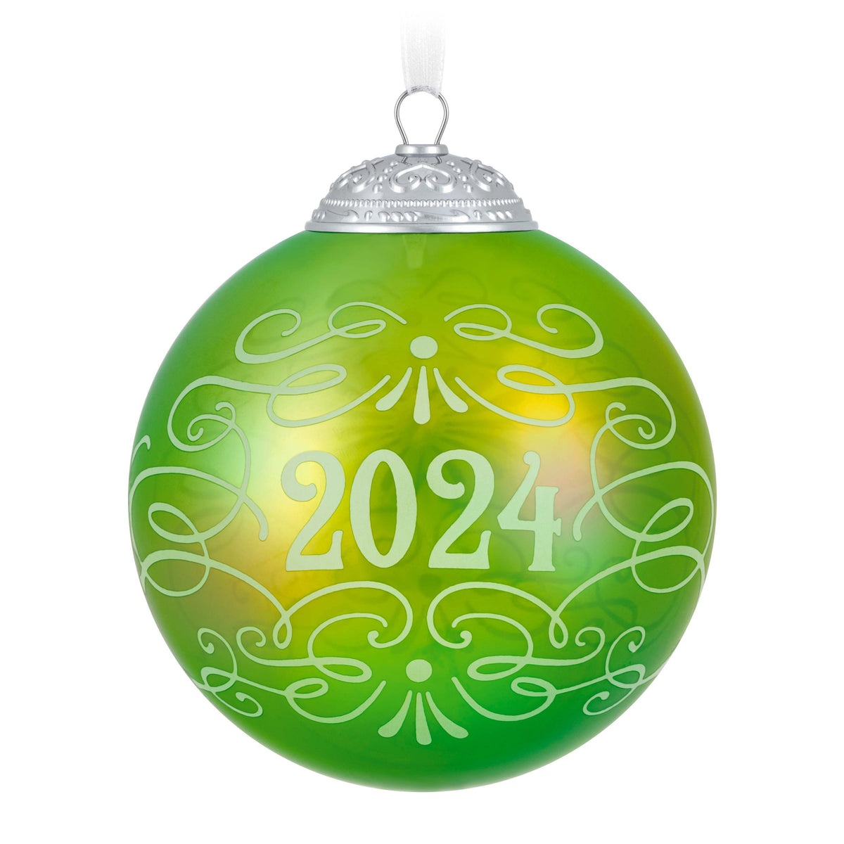 Hallmark 2024 Keepsake — Christmas Commemorative 2024 Glass Ball Ornam