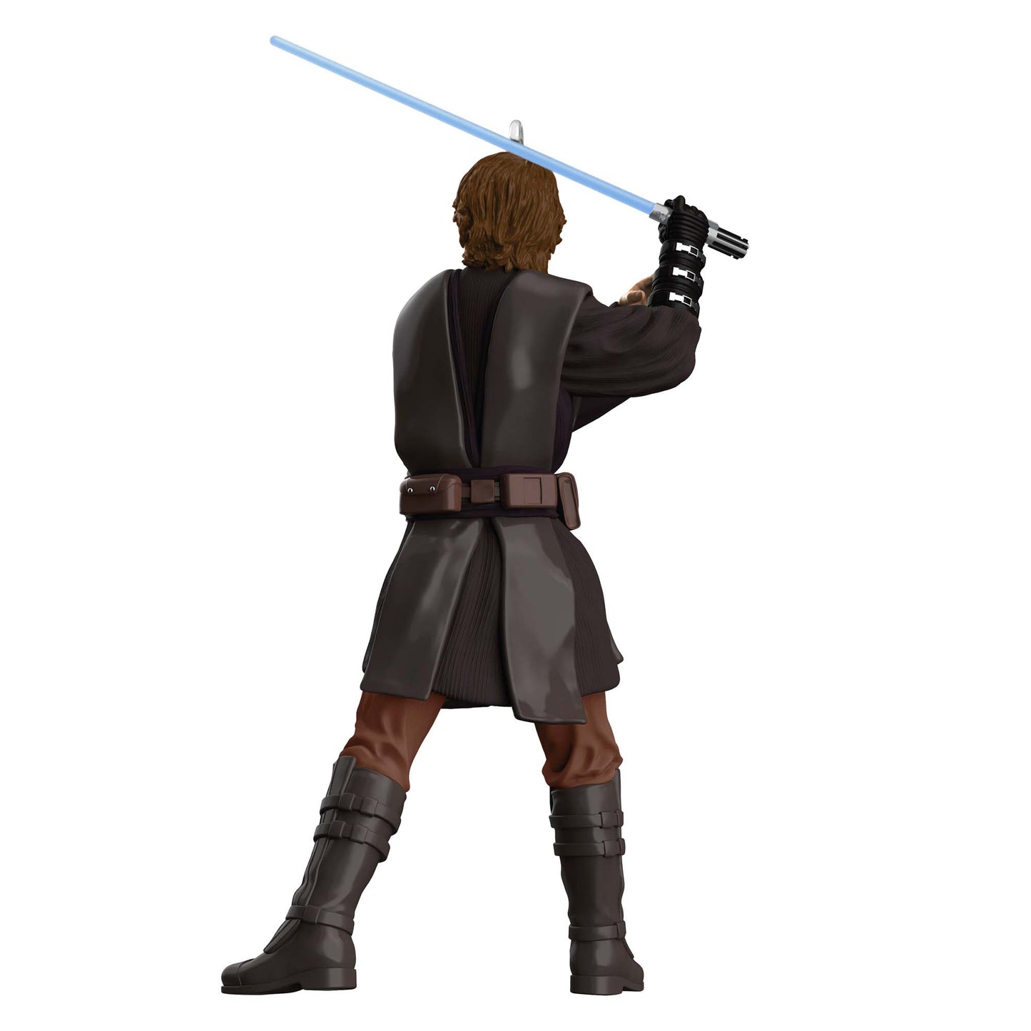 Star Wars™: Revenge of the Sith, Anakin Skywalker — Hallmark Keepsake Christmas Ornament, featuring Anakin with blue lightsaber in action pose.