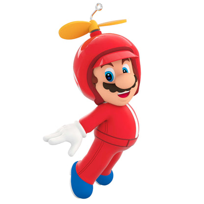 Nintendo Super Mario™ Powered Up With Mario Propeller Mario — Hallmark Keepsake Christmas Ornament in vibrant red with propeller detail