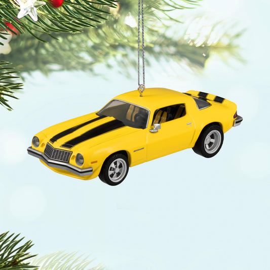 1976 Chevrolet® Camaro® Bumblebee Transformers, 5th in The Car's the Star Series — 2025 Hallmark Keepsake Christmas Ornament